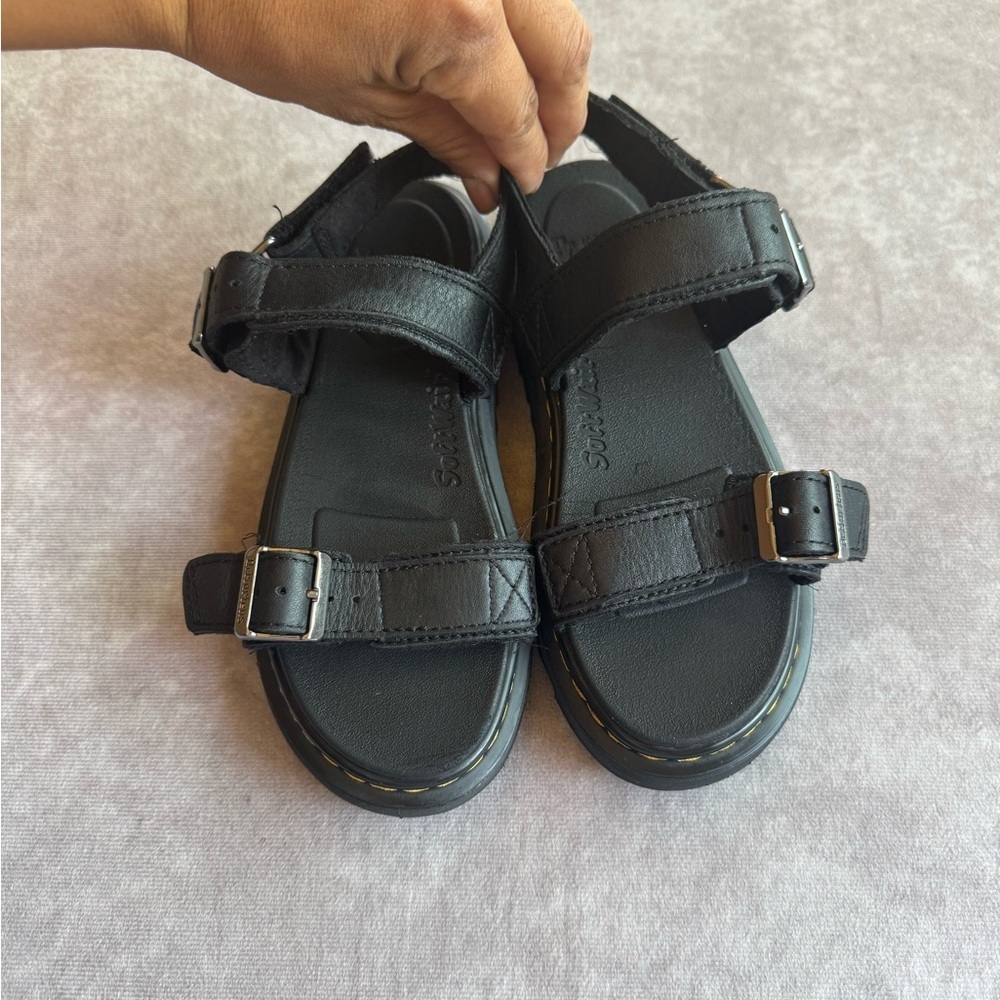 Dr. Martens Black Kids Sandals